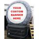 hot selling inflatable giant standing tire model for sale