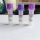 PP Anticoagulant Micro EDTA Tubes Blood Storage Lavender Top