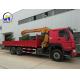 300L Fuel Tanker Sinotruck HOWO 6X4 Truck Mounted 12tons 16tons Crane for Construction