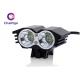 Front T6 Flashing LED Bike Lights 1800 Lumen With 4 Mode Switch Waterproof