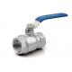 Investment Casting 2pc Ball Valve CF8 / CF8m DIN JIS ANSI Full Port Industrial Flange Floating