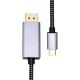 4K 60Hz USB Type C To DP Adapter Compatible 4k Cable For MacBook