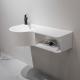 Compact Structure Wall Hung Basin Corner Wall Mount Sink Easy To Install