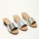 BS166 Fashion Sandals Women'S European And American Rhinestone Cross Strap Back Zipper Wedge Heel Mid-Heel Women'S Shoes