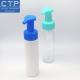 PE Plastic Facial Foam Pump ,  Sanitizer Bottle Pump 0.8cc output