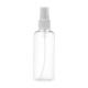 Clear cylinder shape PET plastic mist spray bottle lotion bottle