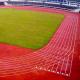 Sports Rubber Playground Surfaces , Red Recycled Rubber Floor Tiles