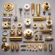 High Precision Machined Brass Parts CNC Turning Milling Processing