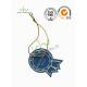 Multi Colored Clothing Hang Tags With Metallic String Round Corner Shape