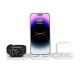 Foldable Magnetic 3 In One Wireless Charger Vertical Fast Speed