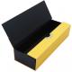 Leather Paper Jewelry FSC ISO9001 Double Door Box Clamshell Presentation Box
