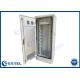 Single Wall Anti Theft Outdoor Telecom Equipment Cabinets With AC Conditioner
