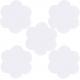 6 Pack Painting Canvas Panel Flower Shaped Art Stretched Canvas Boards For Painting