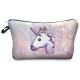 Travel Essential Unicorn Print Waterproof Zipper Toiletry Wash Bag