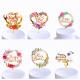 Garland Happy Birthday Acrylic Cake Topper Decorations W12.5cm