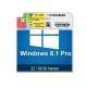 100% Original Windows 8.1 Product Key Code 32 64 Bit 20GB Hard Disk Space