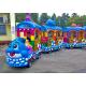 Amusement Park Tourist Train Rides Electric Ride On Train For Kids CE Approved