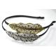 Leaves retro diamond hair hoop headband headdress upscale wild