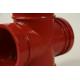 Ductile Iron 4 Way Pipe Fitting Grooved Fittings 1.6mpa