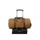 4 Colors Cowhide Overnight Leather Duffle Bag Waterproof Light Weight