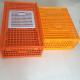 Red Orange Poultry Plastic Cage For Chicken Breeding Products