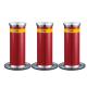 LED Bead Steel Safety Bollards H 800mm Starting Current 3A Anti Terrorism