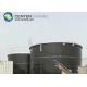 Biogas Plant Bolted Steel CSTR Reactor With Roofs