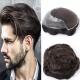 Wholesale Toupee 100%Pure Handmade Hairpieces Toupee Short Men Wigs Human Hair for Male Replacement Full Swiss Lace Q6 F