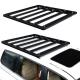 Black Aluminium Alloy Roof Platform for Toyota Landcruiser 4x4 Offroad Adventure SUVs