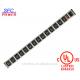 IEC 60320 C13 C14 PDU POWER STRIP Smart 14 Outlet Power Strip Bar For Network Cabinet , Multiple Electrical Outlets