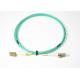 LC-LC Duplex Configuration Singlemode Optical Fiber Patch Cord With ANSI, IEC Standards