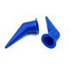 Blue Plastic Glass Glue 45 Degree Angled Bent Cone Nozzle Tip for Caulking Gun