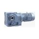 Helical Bevel Gear Reducer 0.12kW-160kW Solid Hollow Shaft Output