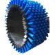 Industrial Interlocking Cylinder Brush Gear Type Combined Roller Brush