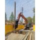 Bottom Clamp Force 550kn Pile Excavator Mounted Vibratory Hammer