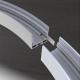 35*35mm Circular LED Profile Strip Extrusion Anodized Aluminium Alloy