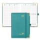 2023-2023 Academic Weekly Planner Turquoise With Hourly Schedule And Monthly Tabs Customization Available