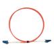 LC To LC DX Zipcord Fiber Optic Patch Cord Red Color - 40 - 85 °C Storage Temperature