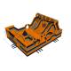 Commercial Children Indoor Playground Set Inflatable Theme Park With Sport Game