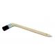 ODM Black Natural Bristle Bent Handle Paint Brush 1 2