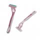 Pink And White New Razor Shaver , Trimmer Blade Disposable Shaving Razor