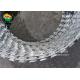 Concertina Spiral Razor Blade Wire Fence Razor Barbed Wire Alambre De Puas Stainless Steel 900mm Coil Diameter