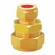 Copper Refrigeration Pipe Fittings Brass Female Connector For R12