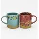 Fashion Customized Colored Coffee Tea Ceramic Mug With Handle Gardening Coffee Mugs