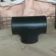 Black Color 6 Sch 40 Seamless Equal Tee A234 WPB Carbon Butt Welding ASTM