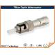 Fixed UPC 20dB Fiber Optic Attenuator ST Male To Female Metal Housing