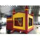 Red Inflatable Bounce House With Slide For Children Play / Garden Bouncy Castle