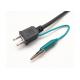 3 Pin AC Japan Power Cord 7A 125V Japan Power Plug With Earth Wire