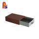 Brown Color Printing Gift Beautiful Hot Stamping Surface Cardboard Foldable Boxes