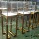 Lockable 450X450X1350MM Jewelry Store Display Cases